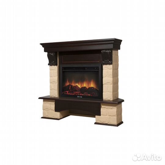 Портал Forte 25S камень бежевый, шпон Темный дуб