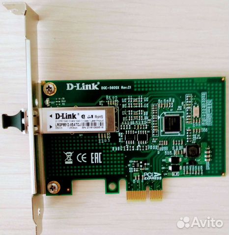Оптическая сетевая карта D-Link купить в Москве | Электроника | Авито