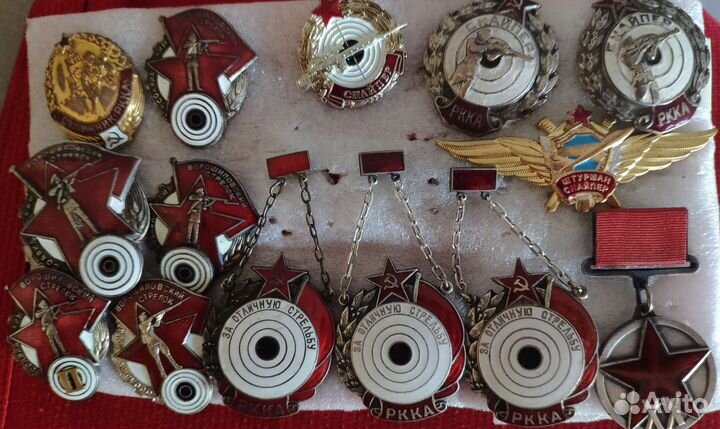 Тяжелые значки СССР стрельба