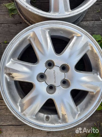 Литые диски фирмы enkei r15 на subaru