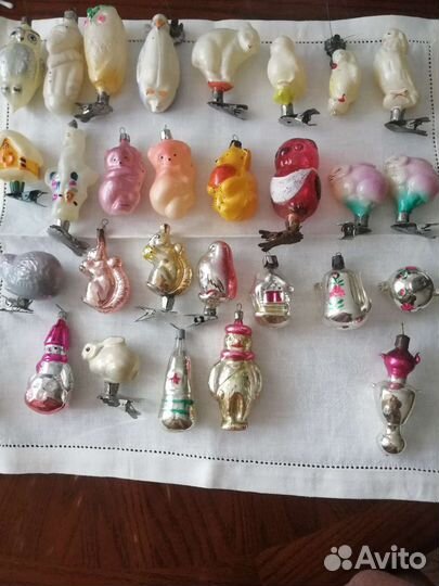 Елочные игрушки СССР