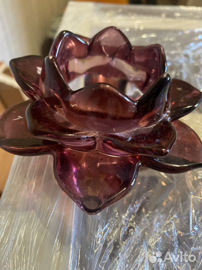 Стеклянные подсвечники IKEA