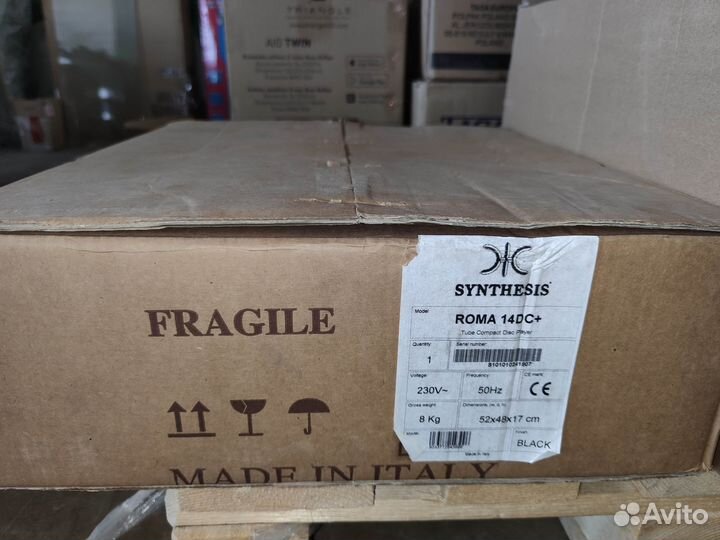 Ламповый CD-проигрыватель цап Synthesis Roma 14DC+