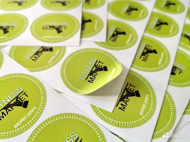 Стикеры для вашей продукции. Изготовление за 48 ч