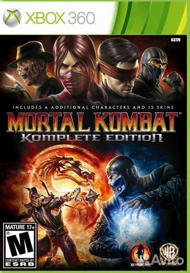 Xbox 360. Mortal Kombat. Komplete Edition