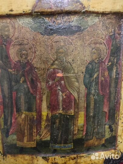 Икона Собор Святых 18 век