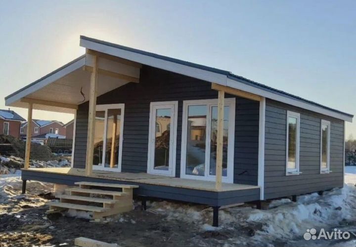 Каркасный дом 9х11