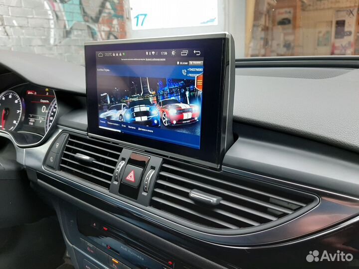 Android монитор 9 дюймов для Audi A6 C7 2012 -2018