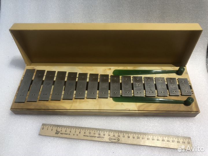 Металлофон бакелитовый СССР