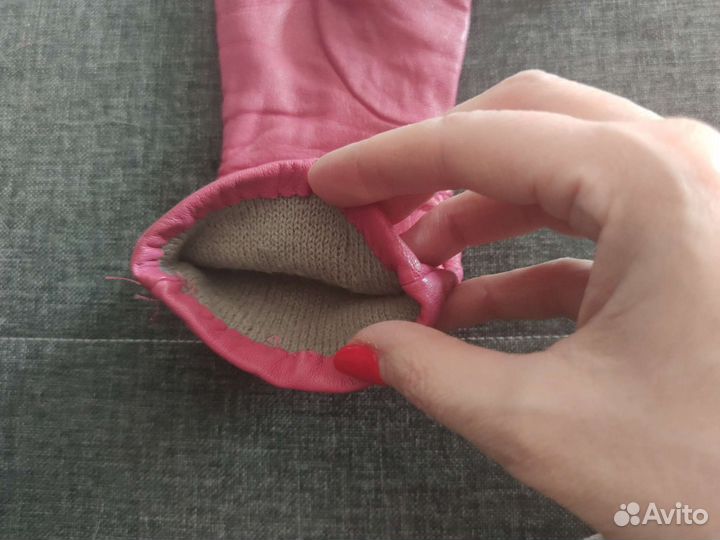 Перчатки женские кожаные 7.5