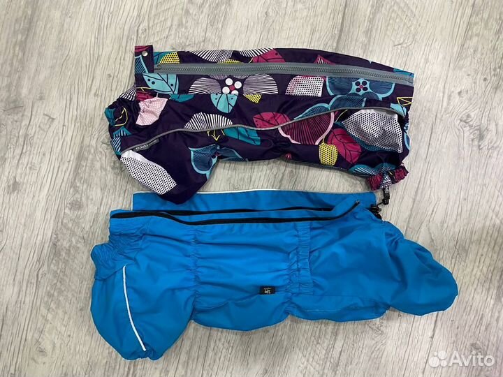 Два Комбинезона-дождевик для корги и такс