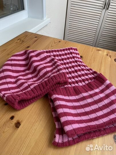 Комплект шапка и шарф