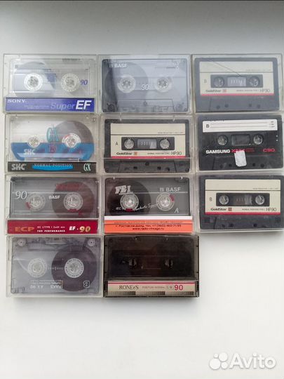Аудиокассеты с записями