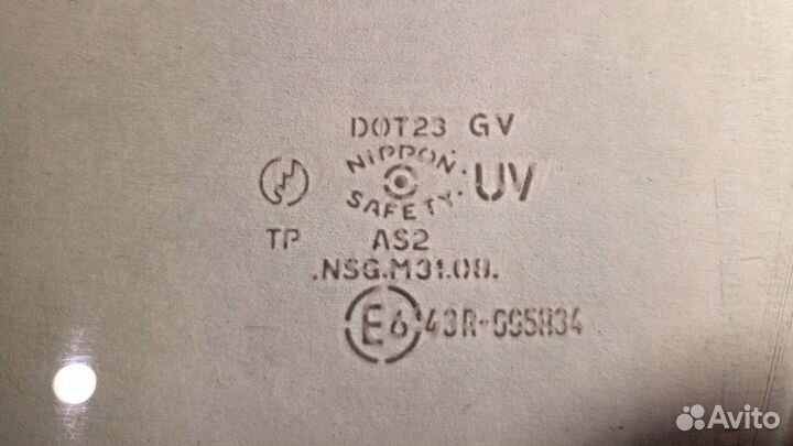 Стекло переднее левое