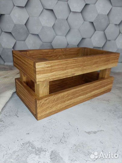 Набор разделочных досок из дуба на подставке