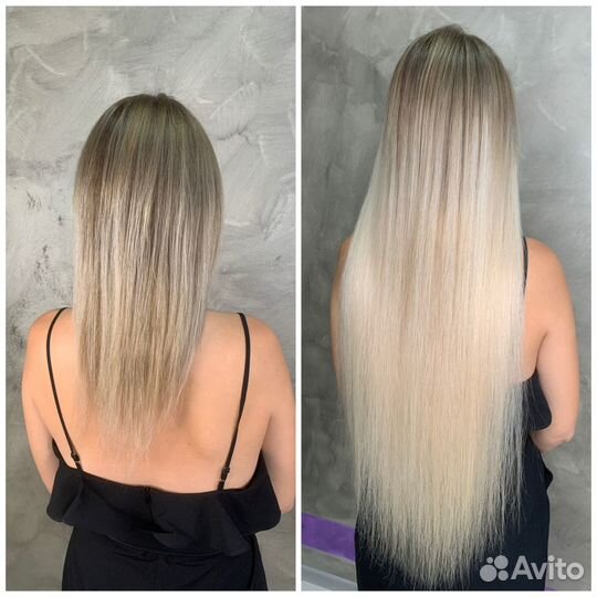 Безопасное наращивание волос. Волосы в наличии