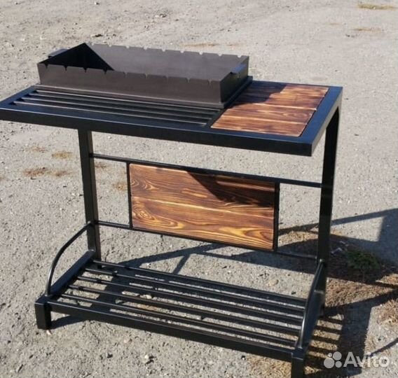 Мангал с установкой