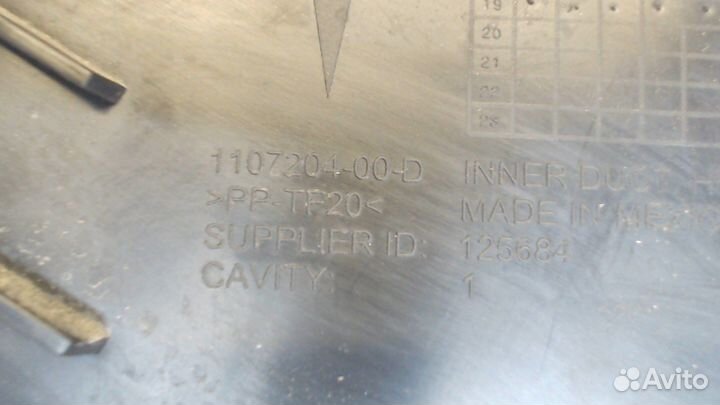 Воздухозаборник Tesla Model 3, 2019