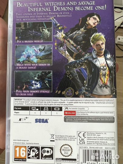 Bayonetta 3 nintendo switch