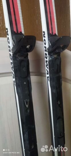 Лыжи беговые с креплением SNS длина 150см конек