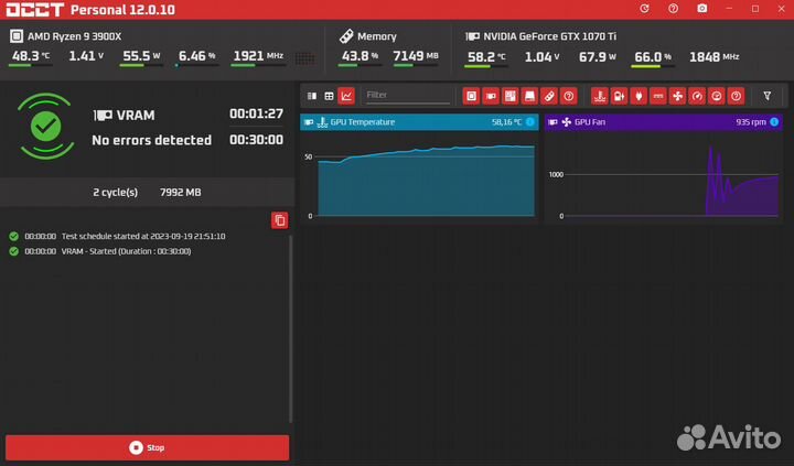 Видеокарта gtx 1070ti gigabyte gaming 8gb