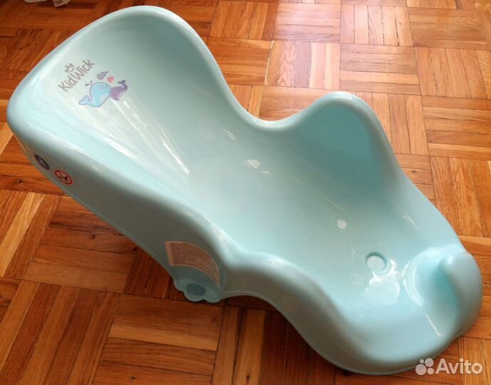 Ванночка детская 92 см с горкой (слив и t)