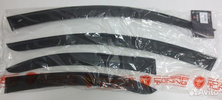 Дефлекторы окон Mitsubishi Lancer X (2007-2017)