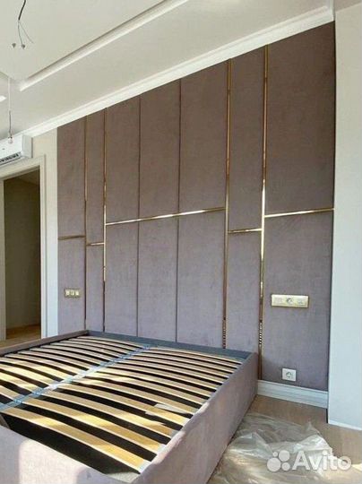 Мягкие стеновые панели и кровати от производителя