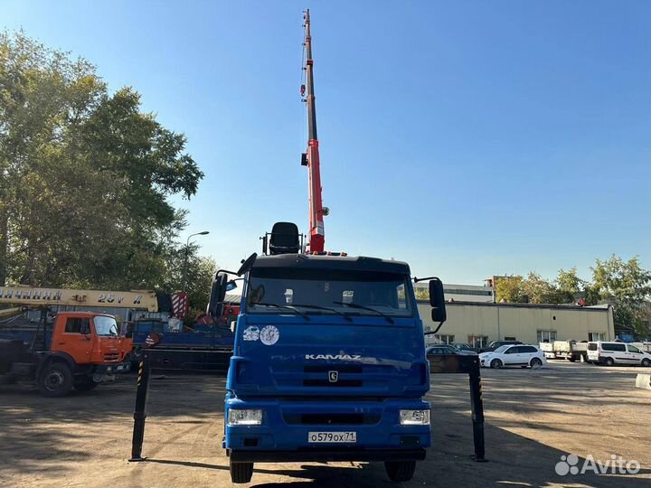 Аренда и услуги манипулятора, стрела 7 т, 21 м, борт 10 т, 7 м