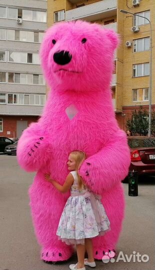 Ростовая кукла Белый Мишка