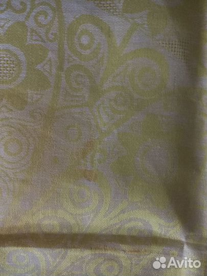 Скатерть лен-жаккард СССР новая