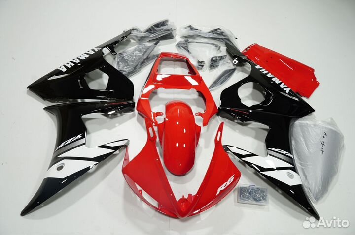 Комплект пластика на Yamaha R6 2003-2004
