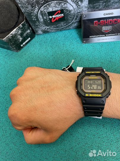 G-Shock GW-B5600CY-1E Rugged Square Black Yellow