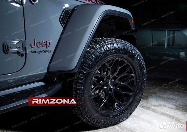 Кованые диски R21 на Jeep Wrangler