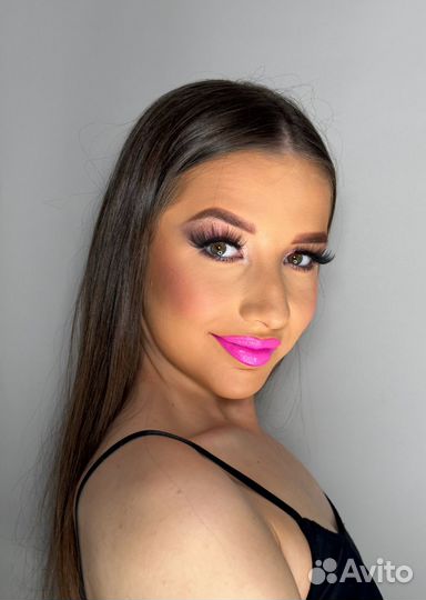 Макияж и прическа для бодибилдинг фитнес бикини