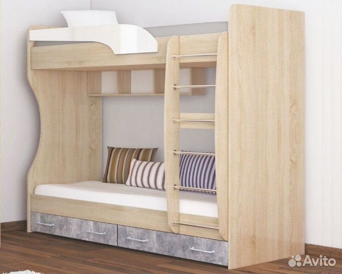 Кровать двухъярусная 