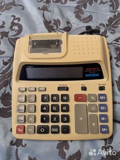 Калькулятор с печатью