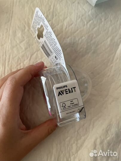 Соски на бутылочку для новорожденных 0+ avent