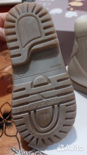 Зимние ботинки для девочки 23 размер новые