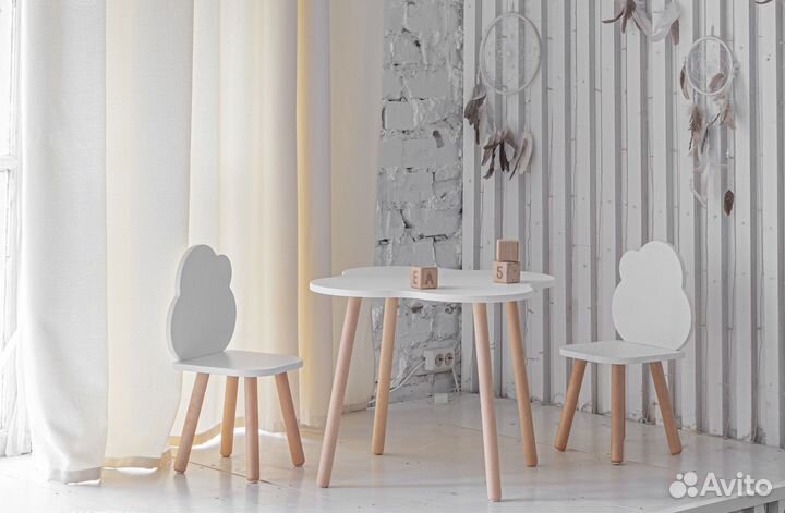 Стул детский в скандинавском стиле