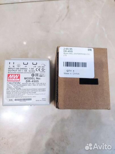 Блок питания MW DR-4505 новый