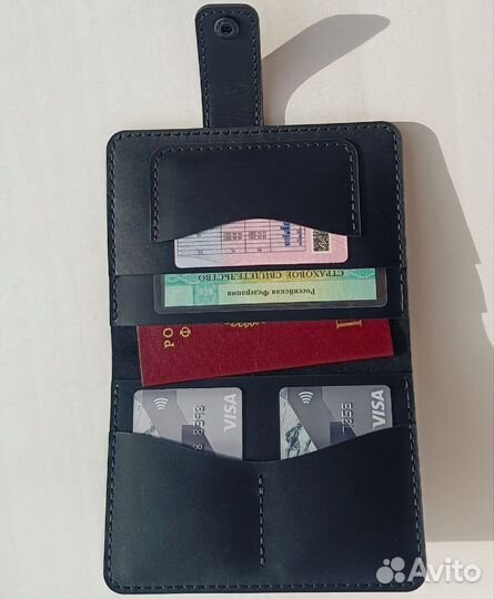 Обложка для документов, докхолдер из кожи