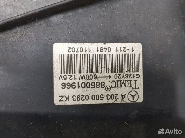 Вентилятор радиатора Mercedes CLK W209, 2002