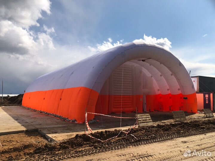 Надувной ангар. Пневмокаркасный склад
