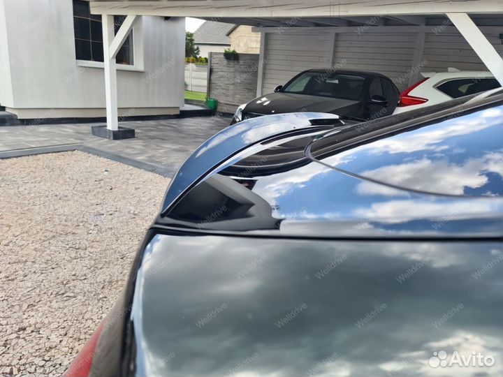 Лип-спойлер Mercedes GLE coupe C167 AMG черный