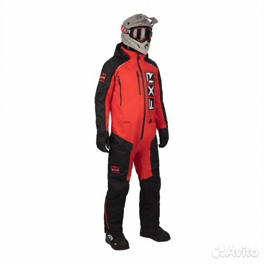 Снегоходный комбинезон FXR Recruit красный