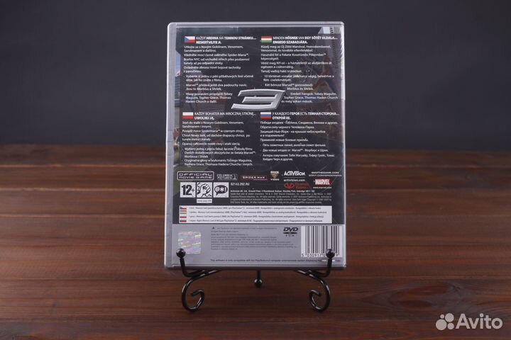 PS2 Spider Man 3 Лицензия