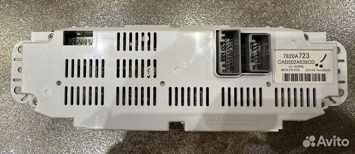 Блок управления отопителем mitsubishi lancer x