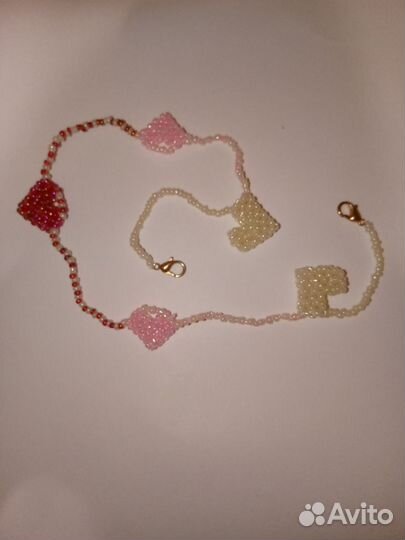 Ожерелье из бисера основа - леска