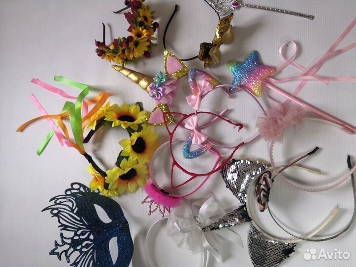 Заколки ободки для принцессы